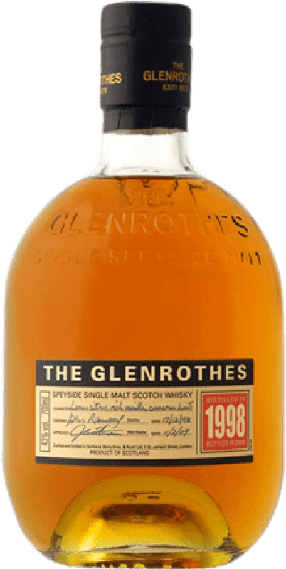 Envio grátis | Whisky Single Malt Glenrothes 1998 Escócia Reino Unido 70 cl