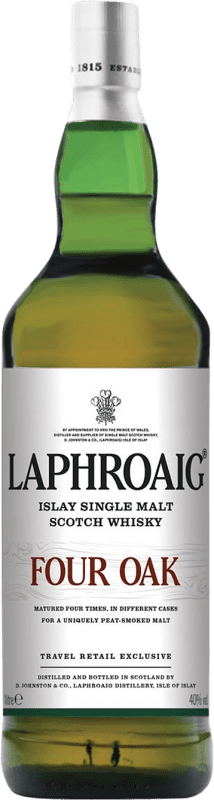 Free Shipping | Whisky Single Malt Laphroaig Four Oak Scotland United Kingdom 1 L