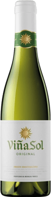 Spedizione Gratuita | Vino bianco Torres Viña Sol D.O. Catalunya Catalogna Spagna Grenache Bianca, Parellada Mezza Bottiglia 37 cl