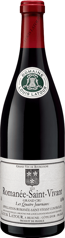 559,95 € Free Shipping | Red wine Louis Latour Quatre Journaux Grand Cru A.O.C. Romanée-Saint-Vivant Burgundy France Pinot Black Bottle 75 cl