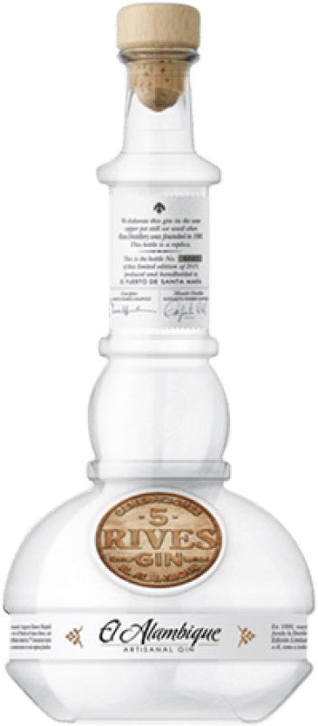 Envio grátis | Gin Rives El Alambique Espanha 70 cl