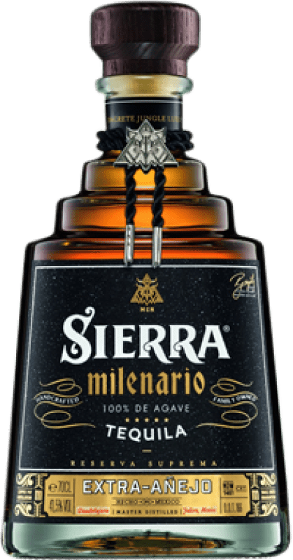 Бесплатная доставка | Текила Sierra Milenario Extra Añejo Мексика 70 cl