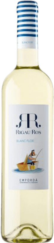 5,95 € | White wine Oliveda Rigau Ros Blanc Flor Joven D.O. Empordà Catalonia Spain Macabeo, Chardonnay, Sauvignon White Bottle 75 cl