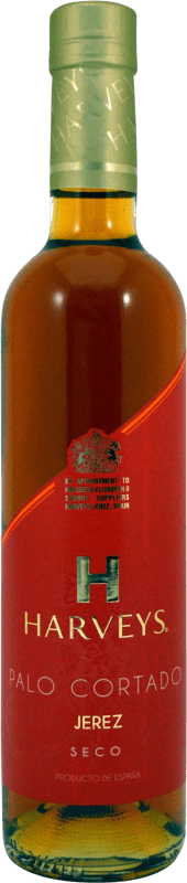 22,95 € Envio grátis | Vinho Generoso Fortificado Harvey's Palo Cortado D.O. Jerez-Xérès-Sherry Garrafa Medium 50 cl