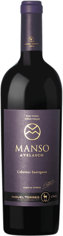 免费送货 | 红酒 Miguel Torres Manso de Velasco 岁 I.G. Valle Central 中央谷地 智利 Cabernet Sauvignon 75 cl