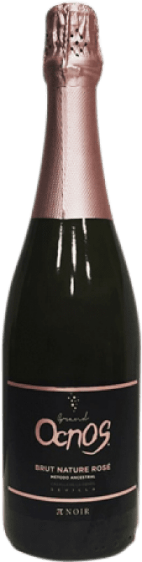 Free Shipping | Rosé Sparkling Wine Colonias de Galeón Grand Ocnos Brut Nature Rosé Andalusia Spain Pinot Noir 75 cl