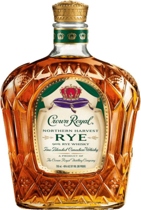 免费送货 | 威士忌混合 Crown Royal Canadian Northern Harvest Rye 加拿大 1 L