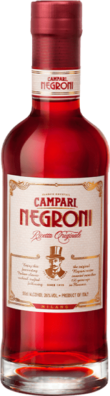 39,95 € Envio grátis | Licores Campari Negroni Garrafa Medium 50 cl