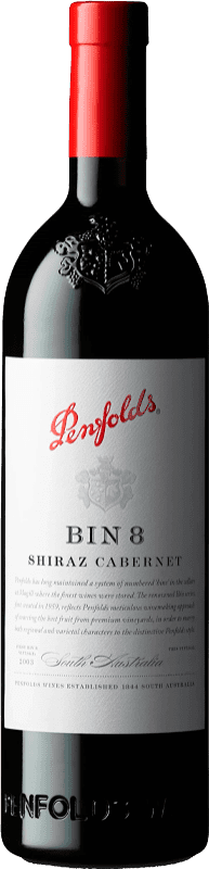 38,95 € | Red Wine Penfolds Bin 8 Shiraz Cabernet Southern Australia Australia Syrah — Shiraz, Cabernet Sauvignon 75 cl