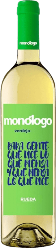 7,95 € | Белое вино Monólogo Laguardia старения D.O. Rueda Кастилия-Леон Испания Verdejo 75 cl