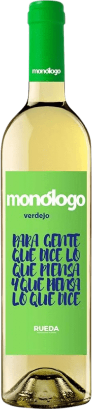 6,95 € | White Wine Monólogo Laguardia Crianza — Aged D.O. Rueda Castilla y León Spain Verdejo 75 cl