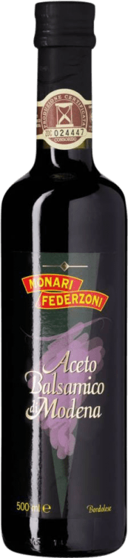 8,95 € Envio grátis | Vinagre Monari Federzoni Aceto Balsamico D.O.C. Modena Garrafa Medium 50 cl