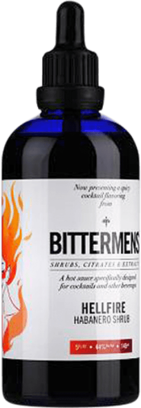 Бесплатная доставка | Schnapp Bittermens Hellfire Habanero Shrub Маленькая бутылка 15 cl