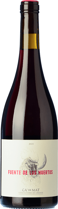 Free Shipping | Red wine Ca' Di Mat Fuente de los Huertos D.O. Vinos de Madrid Madrid's community Spain Grenache Tintorera 75 cl