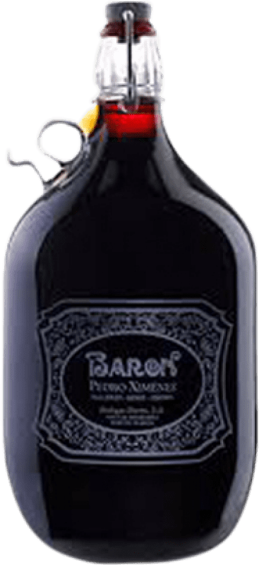 Envio grátis | Vinho fortificado Barón D.O. Jerez-Xérès-Sherry Andaluzia Espanha Pedro Ximénez Garrafa Especial 2 L