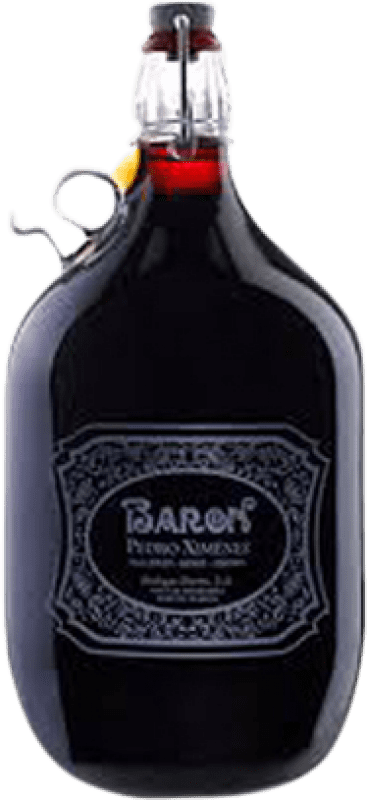 Envio grátis | Vinho Generoso Fortificado Barón D.O. Jerez-Xérès-Sherry Andaluzia Espanha Pedro Ximénez Garrafa Especial 2 L