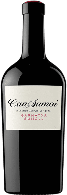 Free Shipping | Red wine Can Sumoi Sumoll-Garnatxa D.O. Penedès Catalonia Spain Grenache Tintorera, Sumoll 75 cl