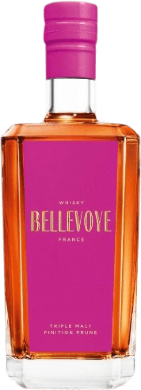 Kostenloser Versand | Single Malt Whisky Bellevoye Prune Plum Frankreich 70 cl