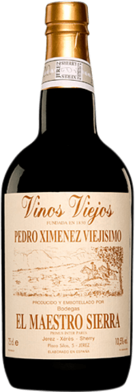 Free Shipping | Fortified wine Maestro Sierra PX Viejísimo D.O. Jerez-Xérès-Sherry Andalusia Spain Pedro Ximénez 75 cl