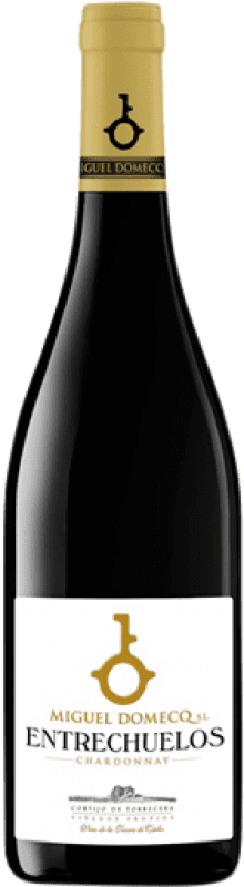 7,95 € | Белое вино Entrechuelos молодое I.G.P. Vino de la Tierra de Cádiz Андалусия Испания Chardonnay — Шардоне 75 cl