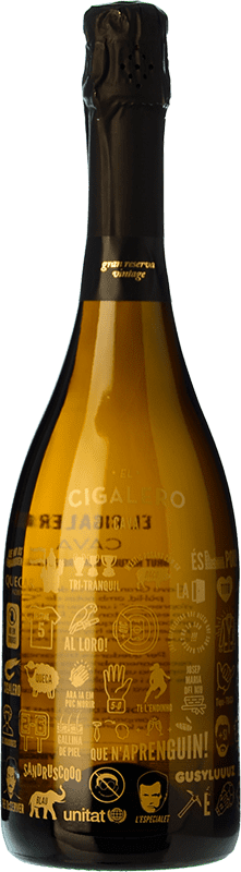 19,95 € Envoi gratuit | Blanc mousseux Martí Serdà El Cigalero Brut Nature Grande Réserve D.O. Cava