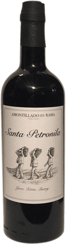 Free Shipping | Fortified wine Santa Petronila Amontillado en Rama D.O. Jerez-Xérès-Sherry Andalusia Spain Palomino Fino Medium Bottle 50 cl