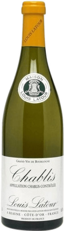 21,95 € Бесплатная доставка | Белое вино Louis Latour A.O.C. Chablis Полубутылка 37 cl