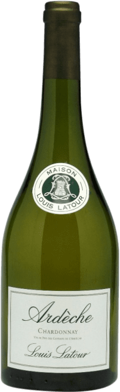 11,95 € Free Shipping | White wine Louis Latour Ardèche France Chardonnay Bottle 75 cl
