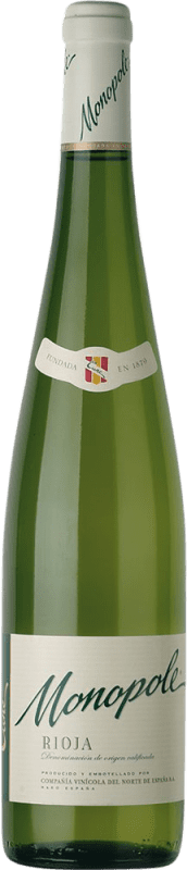 6,95 € Free Shipping | White wine Norte de España - CVNE Monopole Blanc D.O.Ca. Rioja The Rioja Spain Viura Bottle 75 cl