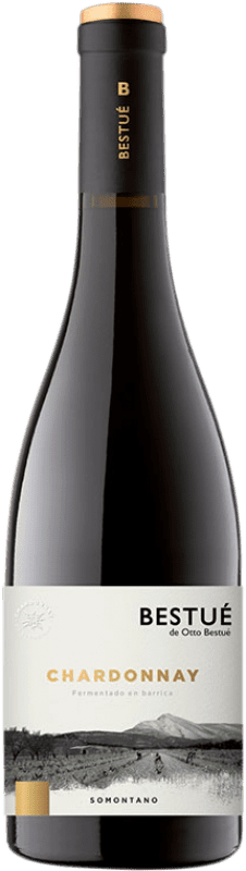 14,95 € Free Shipping | White wine Otto Bestué Fermentado en Barrica D.O. Somontano Catalonia Spain Chardonnay Bottle 75 cl