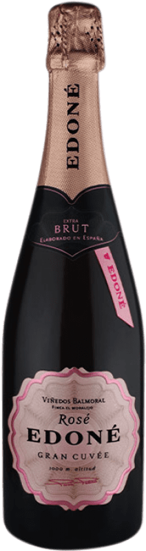 19,95 € | 玫瑰气泡酒 Balmoral Edoné Gran Cuvée Rosé I.G.P. Vino de la Tierra de Castilla 卡斯蒂利亚 - 拉曼恰 西班牙 Tempranillo, Syrah 75 cl