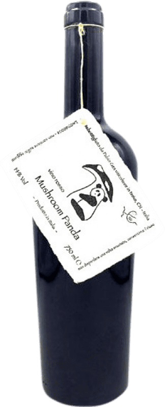 Free Shipping | Red wine Fabio Gea Mushroom Panda I.G. Vino da Tavola Piemonte Italy Nebbiolo, Dolcetto Organic 75 cl