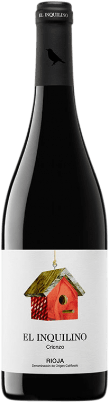 9,95 € | Vino Tinto Viña Zorzal El Inquilino Crianza D.O.Ca. Rioja La Rioja España Tempranillo, Garnacha 75 cl