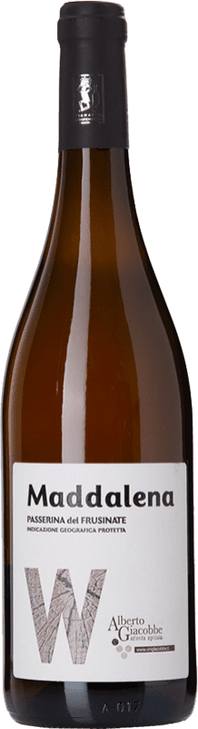 Envio grátis | Vinho branco Alberto Giacobbe Maddalena I.G.T. Frusinate Lácio Itália Passerina 75 cl