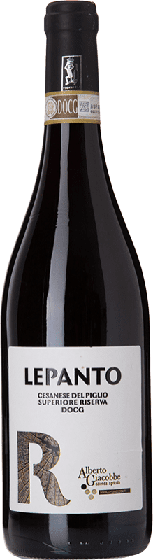 Kostenloser Versand | Rotwein Alberto Giacobbe Lepanto Reserve — Gereift I.G.T. Cesanese del Piglio Latium Italien Cesanese 75 cl