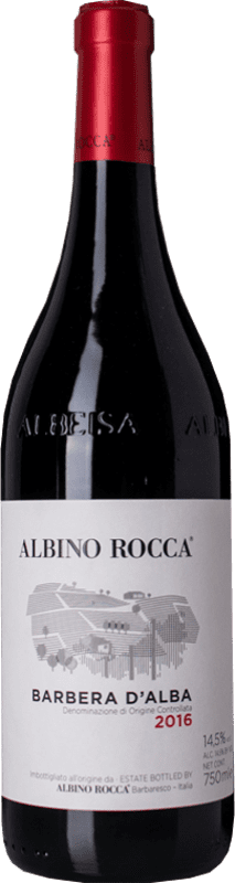 Бесплатная доставка | Красное вино Albino Rocca D.O.C. Barbera d'Alba Пьемонте Италия Barbera 75 cl