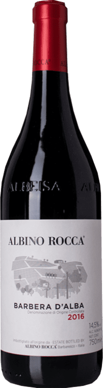 Бесплатная доставка | Красное вино Albino Rocca D.O.C. Barbera d'Alba Пьемонте Италия Barbera — Барбера 75 cl