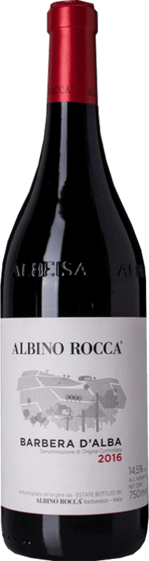 16,95 € Free Shipping | Red wine Albino Rocca D.O.C. Barbera d'Alba Piemonte Italy Barbera Bottle 75 cl