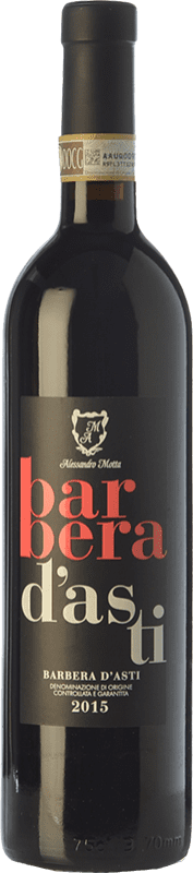 Бесплатная доставка | Красное вино Alessandro Motta D.O.C. Barbera d'Asti Пьемонте Италия Barbera 75 cl