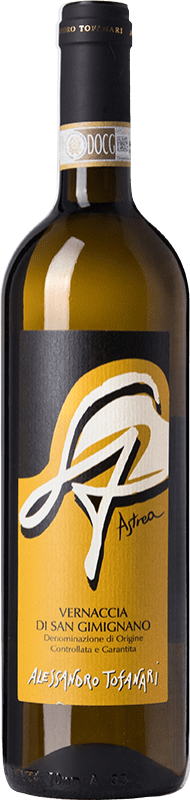 Envío gratis | Vino blanco Alessandro Tofanari Astrea D.O.C.G. Vernaccia di San Gimignano Toscana Italia Vernaccia Ecológico 75 cl