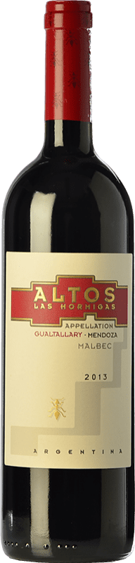 Envío gratis | Vino tinto Altos Las Hormigas Gualtallary Crianza I.G. Mendoza Mendoza Argentina Malbec 75 cl