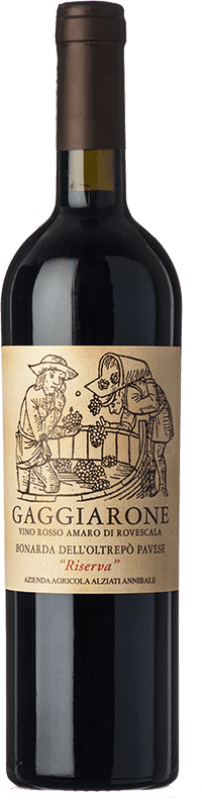 29,95 € | Red wine Annibale Alziati Gaggiarone Reserve D.O.C. Oltrepò Pavese Lombardia Italy Croatina, Rara 75 cl