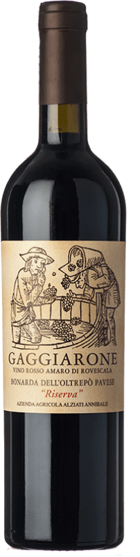 29,95 € Envio grátis | Vinho tinto Annibale Alziati Gaggiarone Reserva D.O.C. Oltrepò Pavese