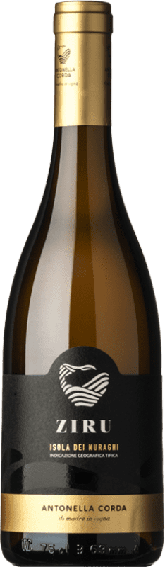 Envío gratis | Vino blanco Antonella Corda Bianco Ziru I.G.T. Isola dei Nuraghi Sardegna Italia Bacca Blanca 75 cl