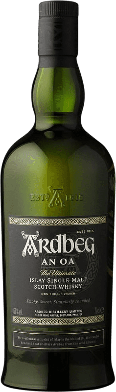 Бесплатная доставка | Виски из одного солода Ardbeg An Oa Айла Объединенное Королевство 70 cl