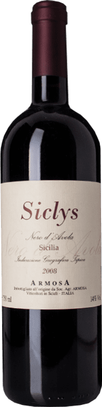 Free Shipping | Red wine Armosa Siclys D.O.C. Sicilia Sicily Italy Nero d'Avola 75 cl