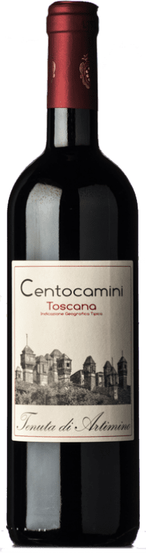 Бесплатная доставка | Красное вино Artimino Rosso Centocamini I.G.T. Toscana Тоскана Италия Sangiovese 75 cl