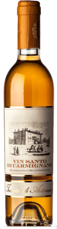Envio grátis | Vinho Doce Artimino I.G.T. Vin Santo di Carmignano Tuscany Itália Malvasia, Trebbiano, San Colombano Meia Garrafa 37 cl