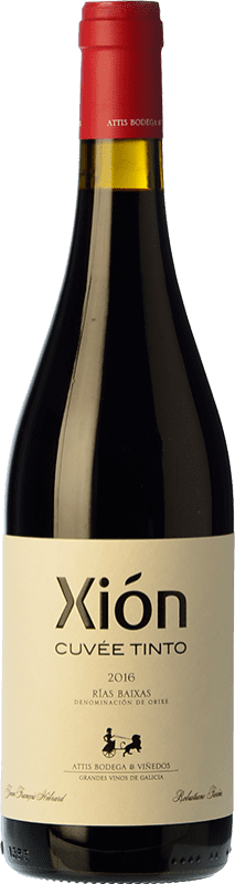 14,95 € | Красное вино Attis Xión Cuvée Дуб D.O. Rías Baixas Галисия Испания Sousón — Sousão — Сузан, Espadeiro — Эспадейру, Pedral — Педраль 75 cl