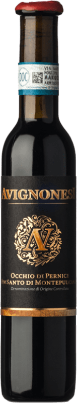 Бесплатная доставка | Сладкое вино Avignonesi Occhio Pernice D.O.C. Vin Santo di Montepulciano Тоскана Италия Sangiovese Половина бутылки 37 cl